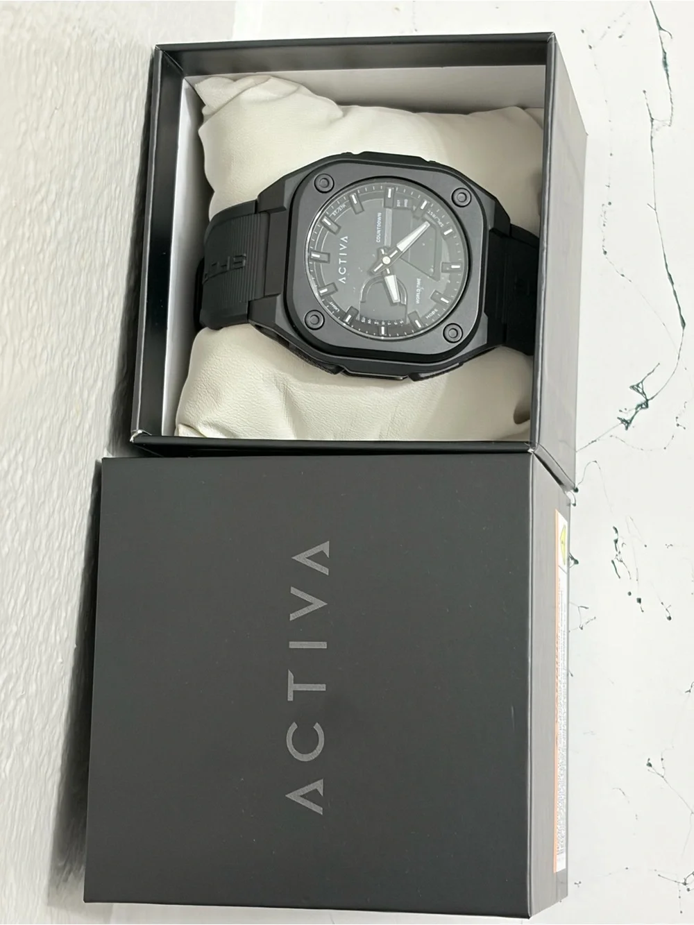 Ativa Black Dual-Display Sport Watch